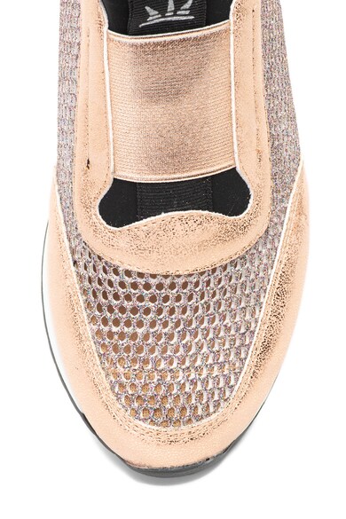 Francesco Milano Pantofi sport slip-on wedge de piele sintetica Femei