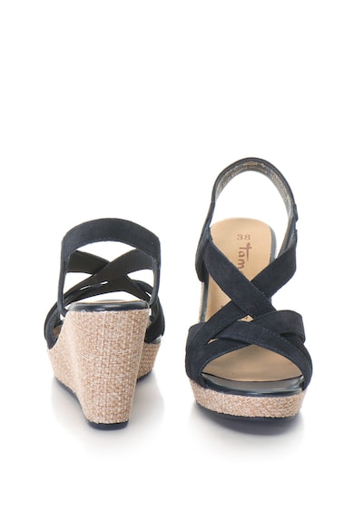 Tamaris Sandale wedge de piele intoarsa Femei