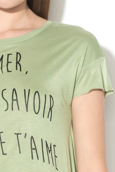 Zee Lane Denim Тениска от жарсе с текстова щампа Жени
