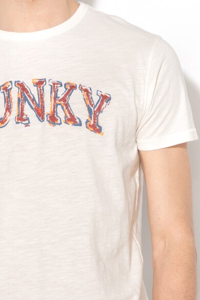 Funky Buddha Tricou cu imprimeu logo Denim Wall Barbati