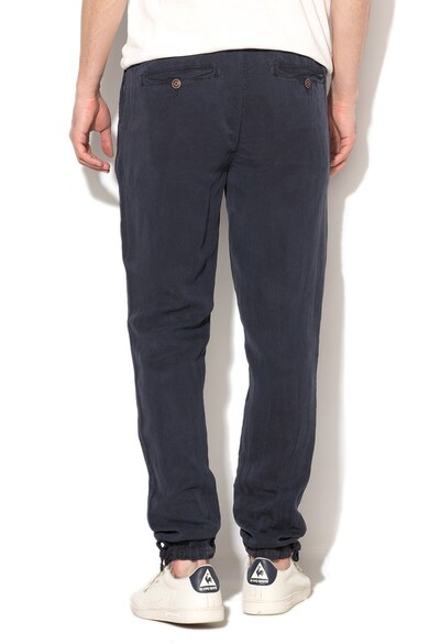 Funky Buddha Pantaloni din amestec de lyocell si in cu snur Modern Mariner Barbati