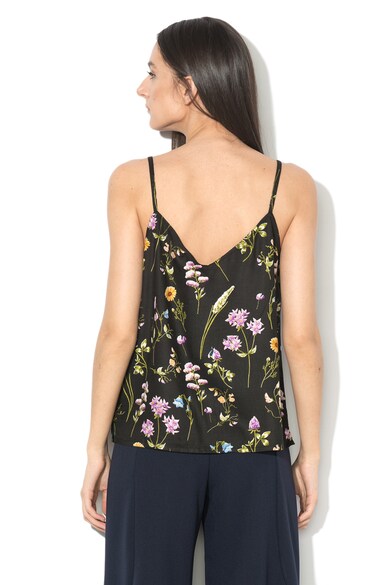 Funky Buddha Top cu decolteu in V si model floral Femei