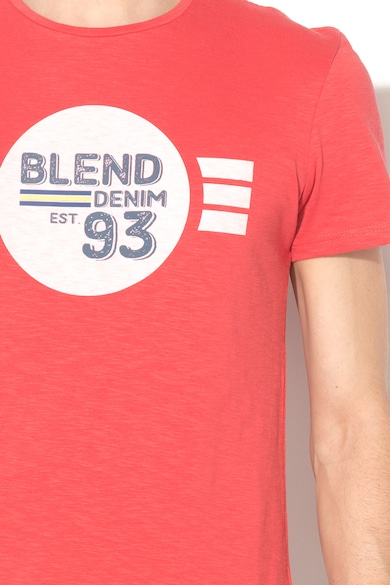 BLEND Tricou regular fit cu imprimeu text Barbati