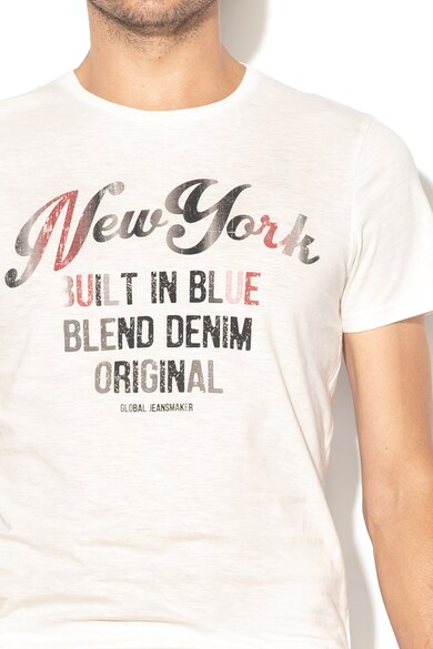 BLEND Tricou regular fit cu imprimeu text Barbati