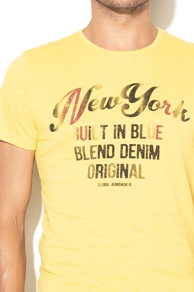 BLEND Tricou regular fit cu imprimeu text Barbati