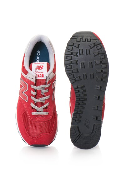 New Balance Unisex 574 nyersbőr cipő hálós betétekkel női