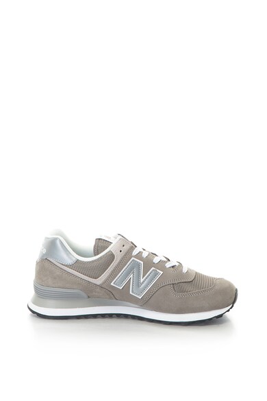 New Balance Pantofi sport cu insertii de piele intoarsa si logo reflectorizant 574 Classic Barbati