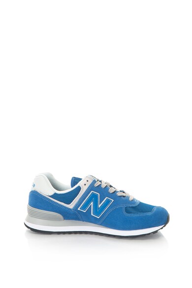 New Balance Pantofi sport de piele intoarsa cu aplicatie logo 574 Classic Barbati