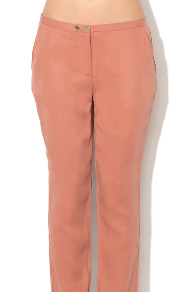 Silvian Heach Pantaloni chino crop de lyocell Urupema Femei