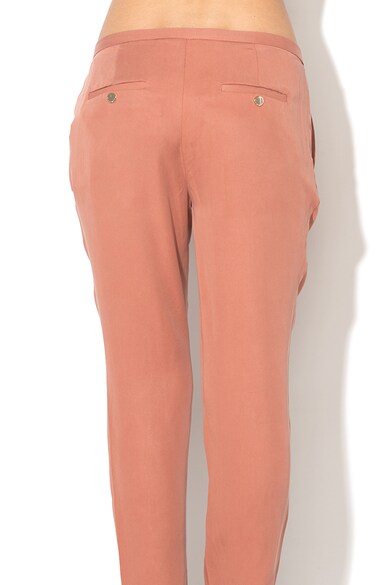 Silvian Heach Pantaloni chino crop de lyocell Urupema Femei