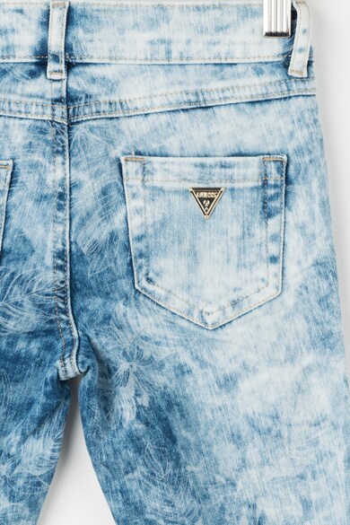 GUESS JEANS Прилепнали дънки със захабен ефект Момичета