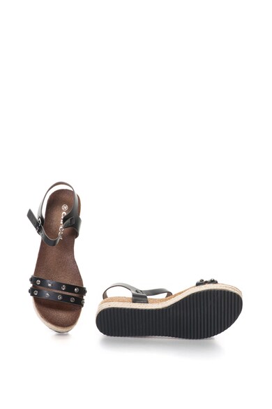 Oakoui Sandale wedge, de piele sintetica, cu strasuri Bacardi Femei