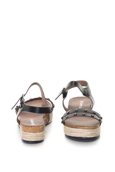 Oakoui Sandale wedge, de piele sintetica, cu strasuri Bacardi Femei