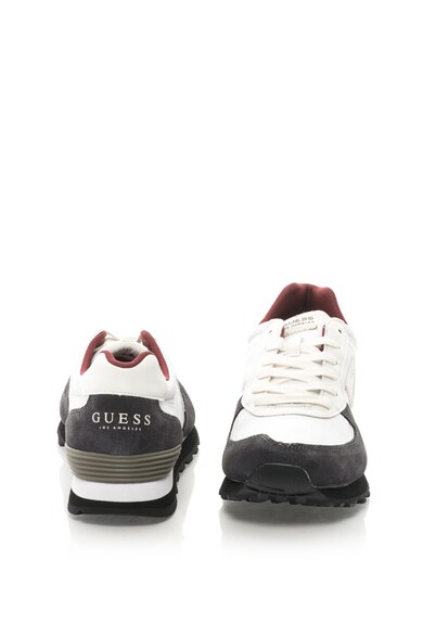 GUESS Pantofi sport de material textil si piele intoarsa Barbati