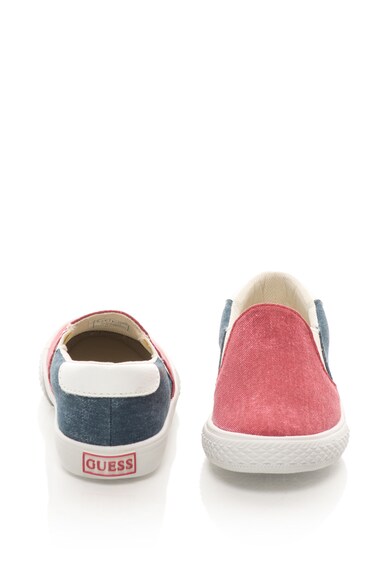 GUESS Pantofi slip-on de denim cu brant moale si garnitura de piele Baieti