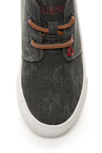 GUESS Pantofi sport chukka cu aspect de denim si brant moale Baieti