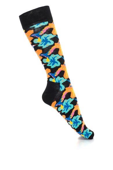 Happy Socks Sosete lungi cu model abstract, Unisex Femei