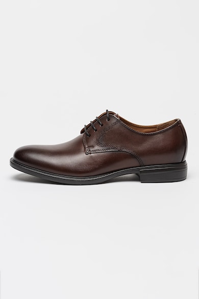 Pantofi derby din piele, Maro cognac Tamaris - Maro Cognac