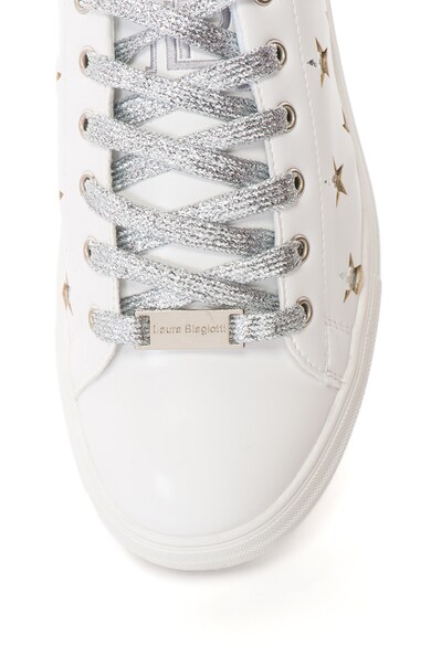 Laura Biagiotti Műbőr sneakers cipő csillag alakú kivágásokkal női