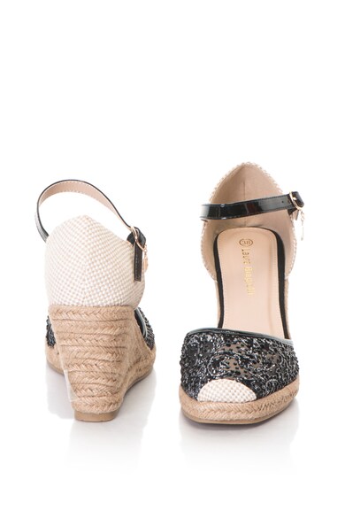 Laura Biagiotti Sandale wedge tip espadrile, cu strasuri Femei