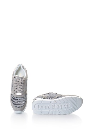 Laura Biagiotti Спортни обувки със скрита скосена платформа и лъскави детайли Жени