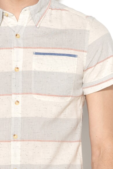 Alcott Раирана риза с петнист дизайн и джоб на гърдите Мъже