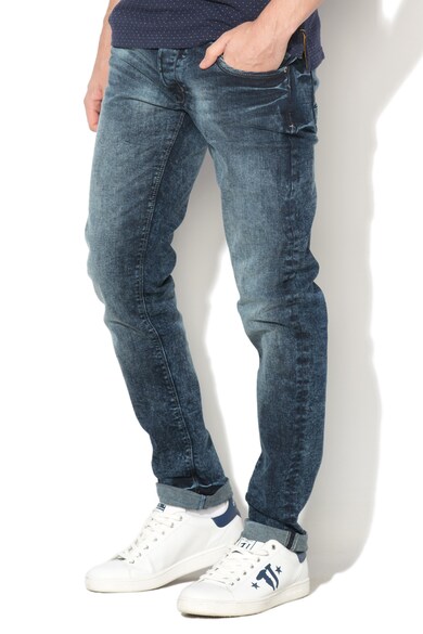 Alcott Johnny skinny fit farmernadrág mosott hatással férfi