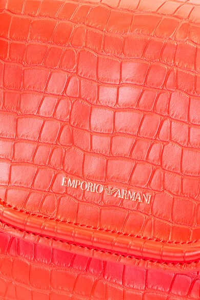 Emporio Armani Rucsac de piele sintetica cu model crocodil Femei