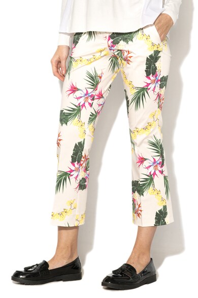 Marella Pantaloni kick flare cu model floral Incerto Femei