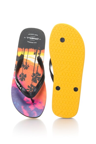 O'Neill O'Neill, Papuci flip-flop cu model tropical Profile Photo Barbati