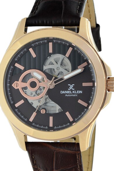 DANIEL KLEIN Ceas automatic cu cadran partial transparent Barbati