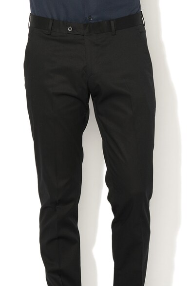 Zee Lane Collection Pantaloni eleganti slim-fit cu termiatie pliabila Barbati