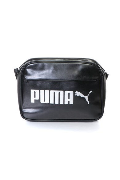 Puma Geanta messenger de piele sintetica cu buzunar interior, intarit, pentru laptop Campus Reporter Barbati