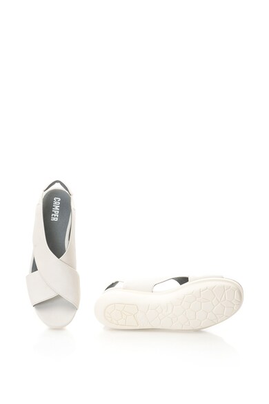 Camper Sandale slingback, cu platforma, de piele Balloon Femei