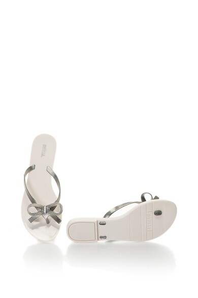 Melissa Harmonic Chrome II flip-flop papucs dekoratív masnival női