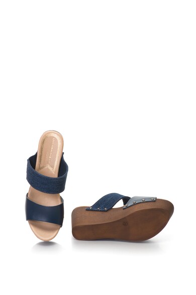 Levi's Papuci wedge cu insertii de piele Femei