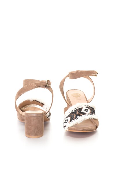 Gioseppo Велурени сандали с незавършени детайли Жени