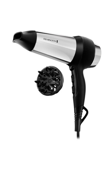 Remington Сешоар  Pro Air Ionic , 2000 W, Йонизация, 3 настройки, 2 скорости, Сребрист/Черен Жени