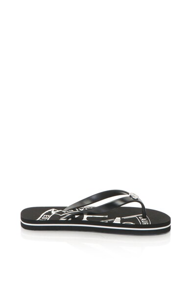 Lauren Ralph Lauren Papuci flip-flop cu aplicatie logo Ellisa Femei