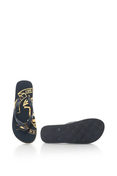 Lauren Ralph Lauren Papuci flip-flop cu aplicatie logo Elissa Femei