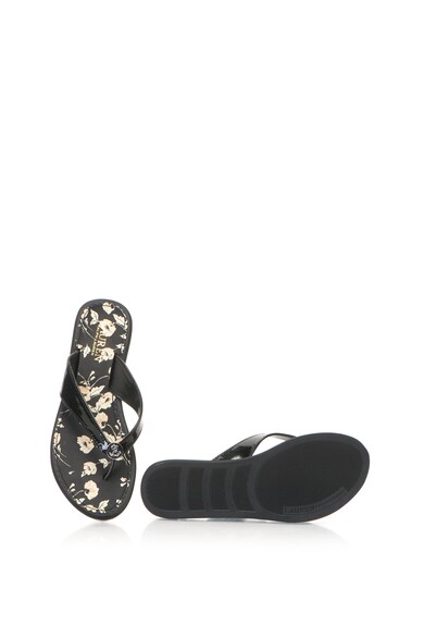 Lauren Ralph Lauren Papuci flip-flop cu logo Raia Femei