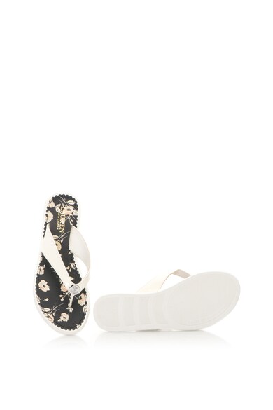 Lauren Ralph Lauren Papuci flip-flop cu logo Raia Femei