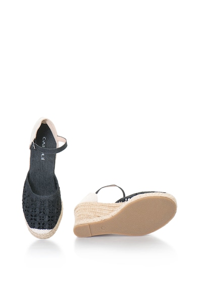 Oakoui Sandale wedge tip espadrile brodate Britta Femei