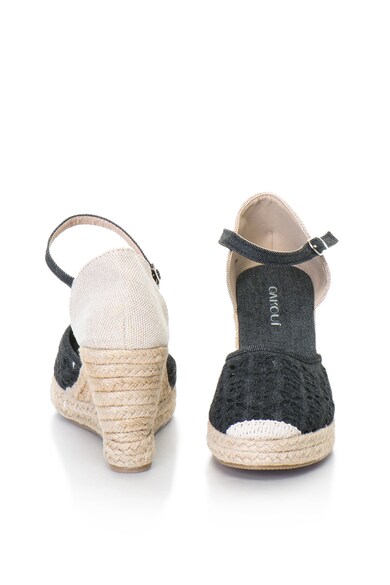 Oakoui Sandale wedge tip espadrile brodate Britta Femei