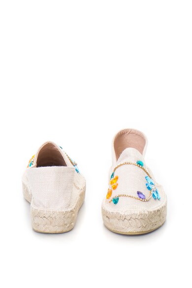 Oakoui Espadrile cu platforma si decoratiuni GRETA Femei