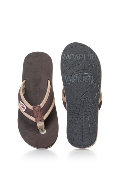 Napapijri Papuci flip-flop cu insertii de piele Toledo Barbati