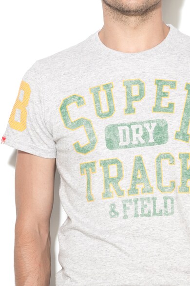 SUPERDRY Тениска Trackster с текстова щампа Мъже
