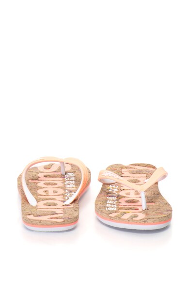 SUPERDRY Papuci flip-flop cu logo Cork Femei