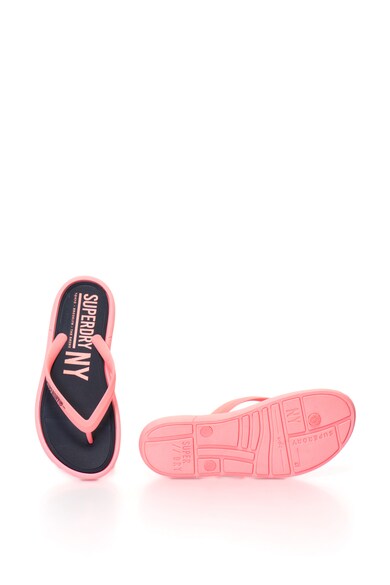 SUPERDRY Papuci flip-flop cu talpa interioara cu imprimeu logo Femei