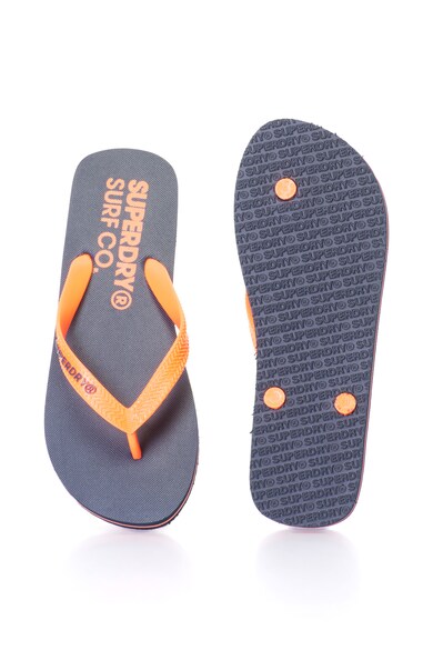 SUPERDRY Papuci flip-flop cu logo si detalii contrastante Sleek Barbati